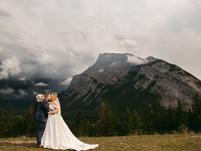 Blair and Brittany&apos;s wedding in Banff, Alberta 95