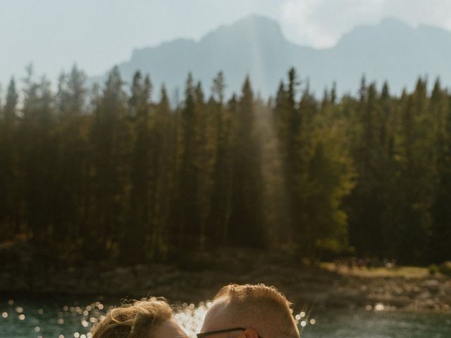 Blair and Brittany&apos;s wedding in Banff, Alberta 106