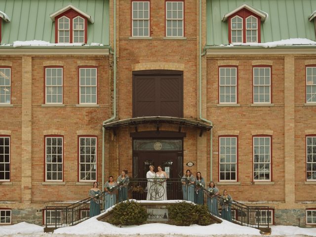 Kaitlyn and Meagan's wedding in Alliston, Ontario 5