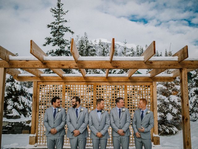 Adam and Sarah&apos;s wedding in Canmore, Alberta 11