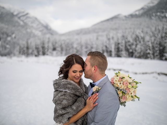 Adam and Sarah&apos;s wedding in Canmore, Alberta 12