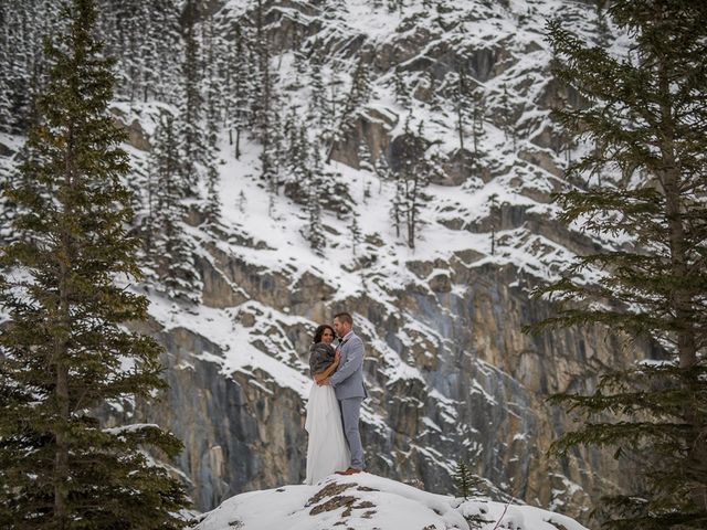 Adam and Sarah&apos;s wedding in Canmore, Alberta 14