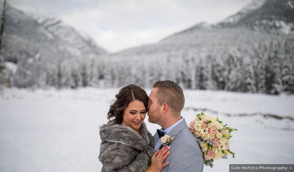 Adam and Sarah's wedding in Canmore, Alberta