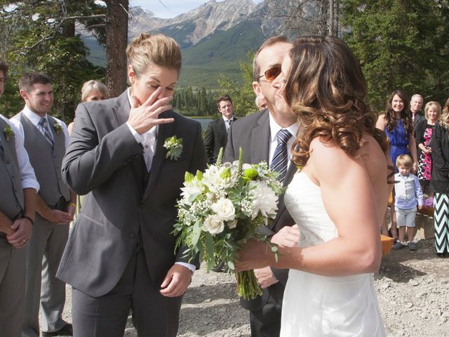 Amanda and Caroline&apos;s wedding in Jasper, Alberta 16