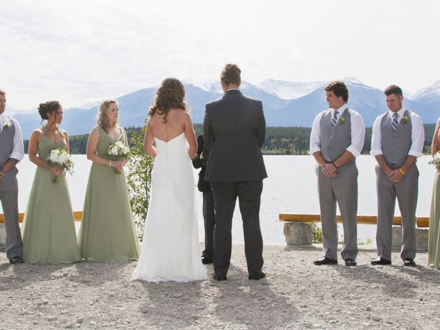 Amanda and Caroline&apos;s wedding in Jasper, Alberta 17