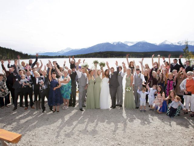 Amanda and Caroline&apos;s wedding in Jasper, Alberta 22