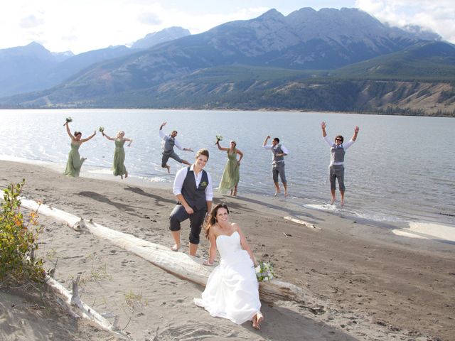 Amanda and Caroline&apos;s wedding in Jasper, Alberta 43