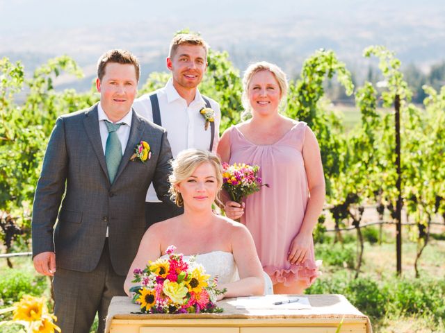 Matt and Sarah's wedding in Oliver, British Columbia 32