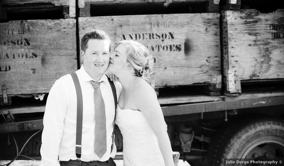 Matt and Sarah's wedding in Oliver, British Columbia