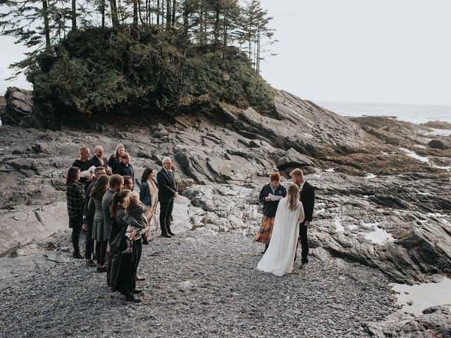James and Anna&apos;s wedding in Port Renfrew, British Columbia 1