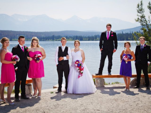 Kyle and Kristen&apos;s wedding in Jasper, Alberta 34