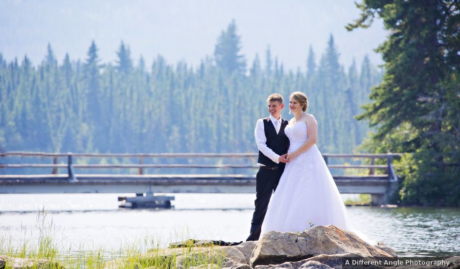 Kyle and Kristen's wedding in Jasper, Alberta