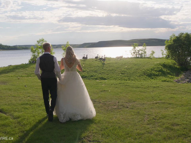 Raymond and Chelsea's wedding in Elkwater, Alberta 1