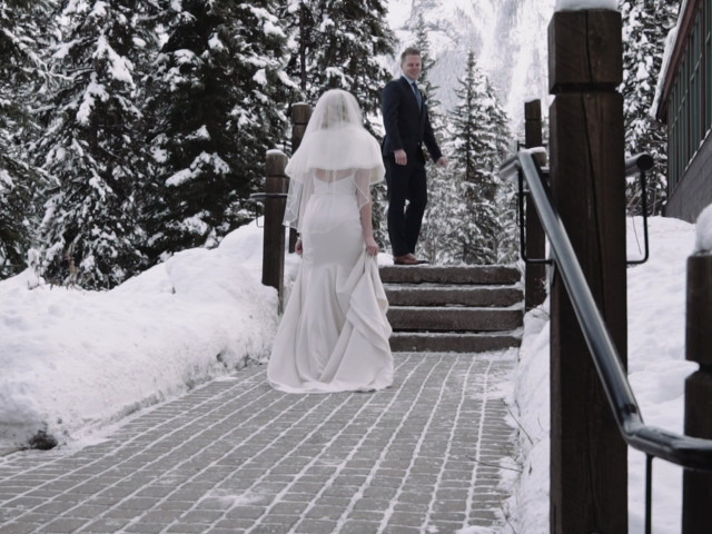 Michael and Joanna's wedding in Field, British Columbia 1