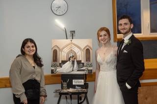 Catarina Cruzeiro Live Wedding Painter - 4