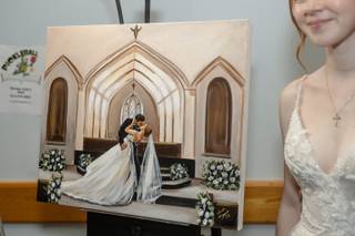 Catarina Cruzeiro Live Wedding Painter - 5