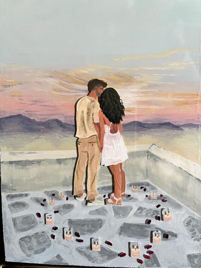 August in every brush - Live Wedding Painter - 2