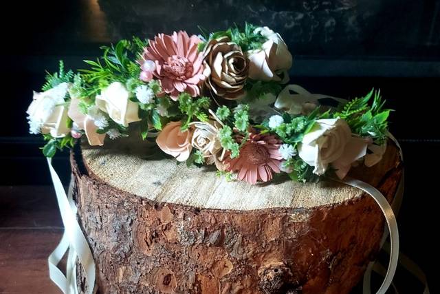 Prairie Chic Designs - Wood Florals 4