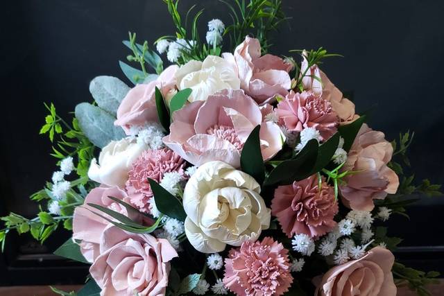 Prairie Chic Designs - Wood Florals 5