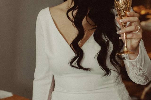 Brilliant bridal hairstyle 4