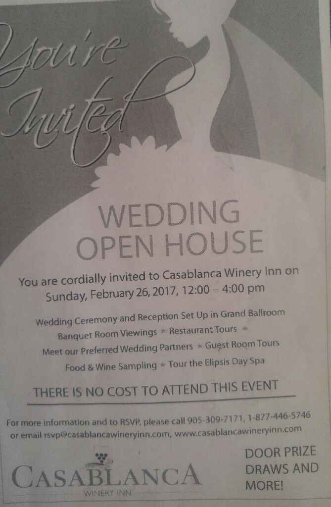 Wedding open house - 1