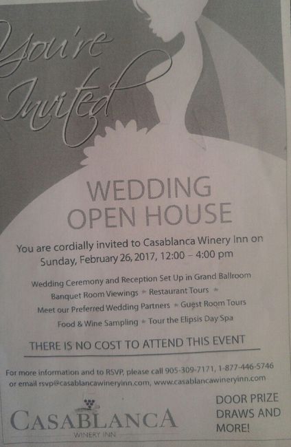 Wedding open house - 1