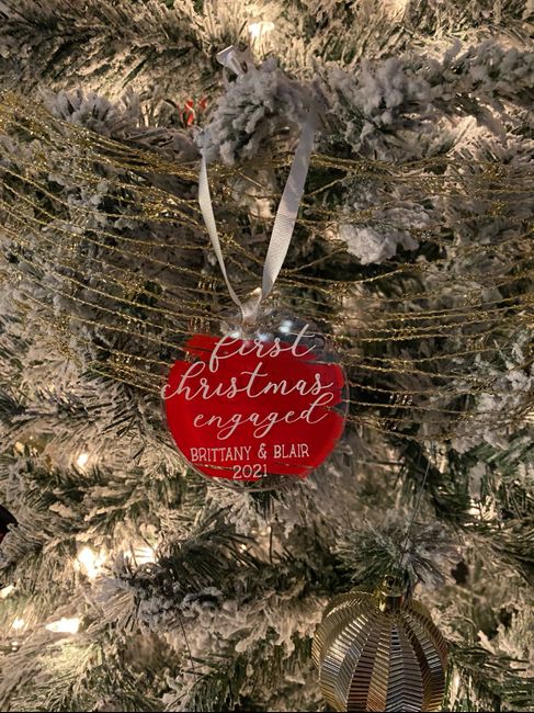 Engagement and Wedding Christmas Ornaments! 8