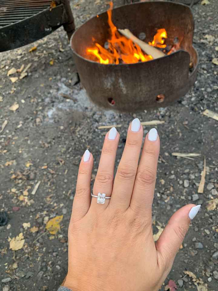 Post your moissanite engagement rings! - 1
