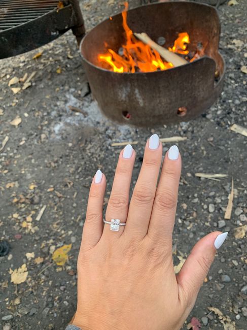 Post your moissanite engagement rings! 18
