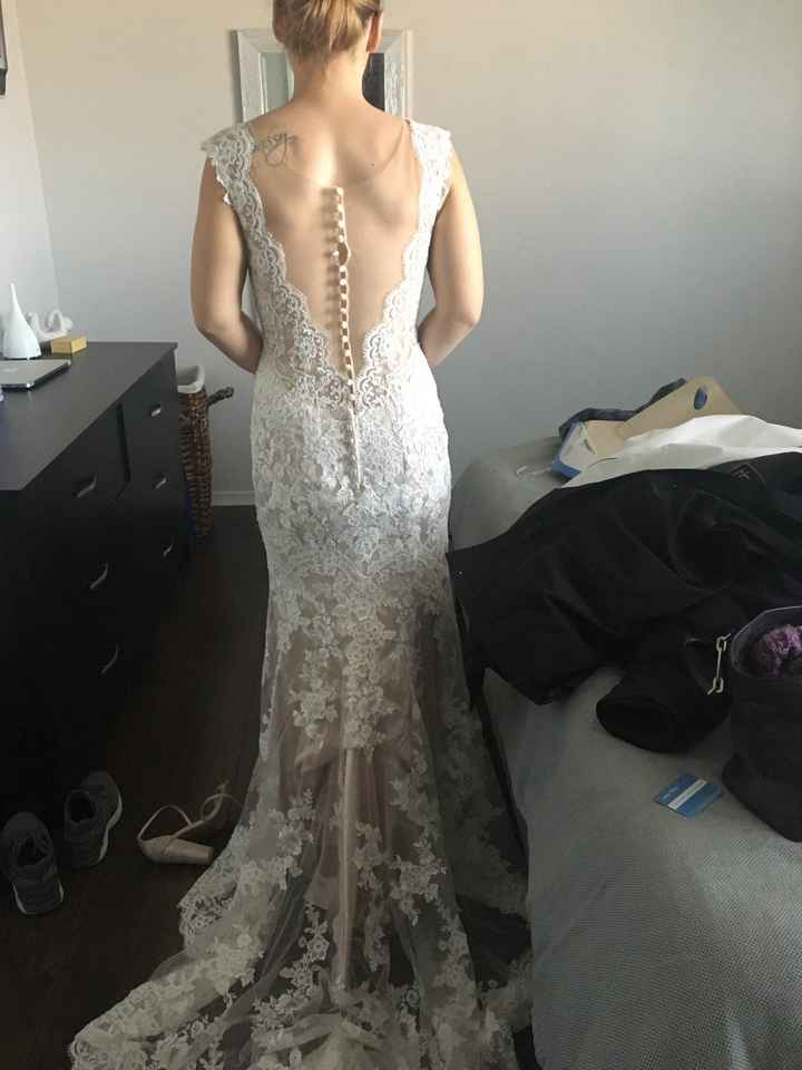 What do you love most about your wedding dress? - 2