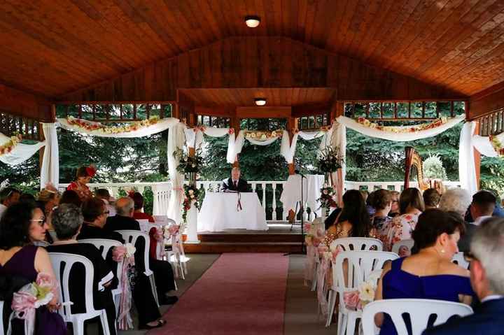 Bistro chairs tacky for ceremony? - 1