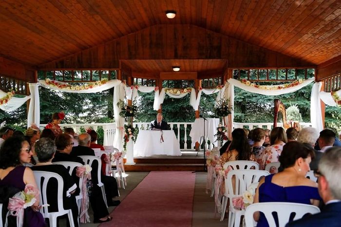 Bistro chairs tacky for ceremony? 2