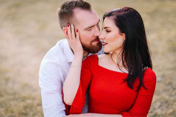 How many outfit changes did you have for your engagement shoot? - 4