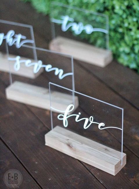 Table Number Ideas 7