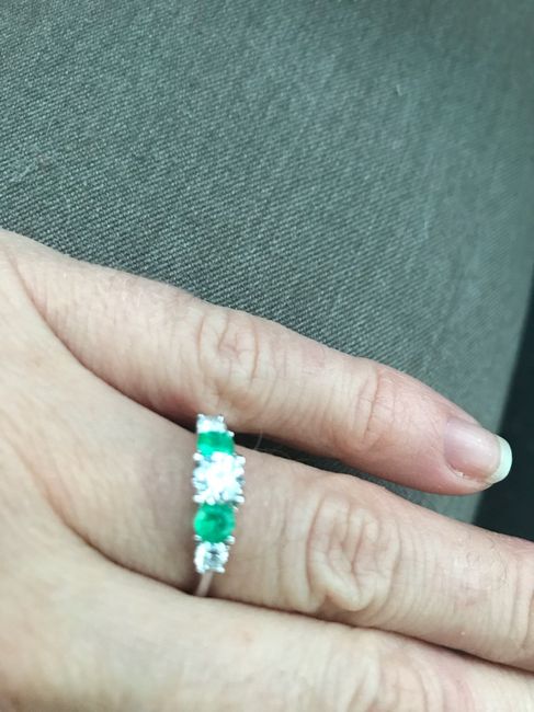 Show off your gemstone engagement rings! 6