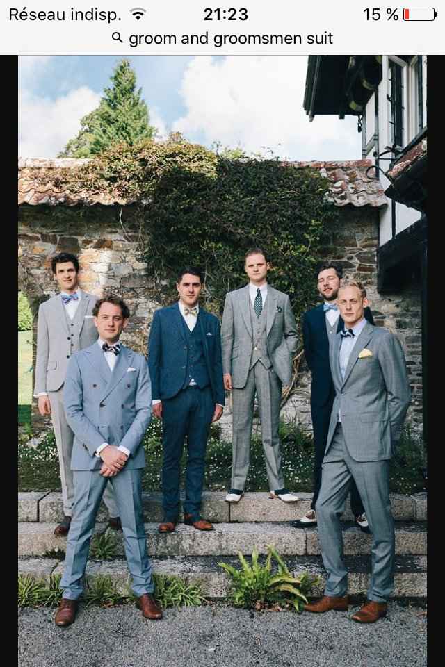 Grooms and groomsmen suits - 4