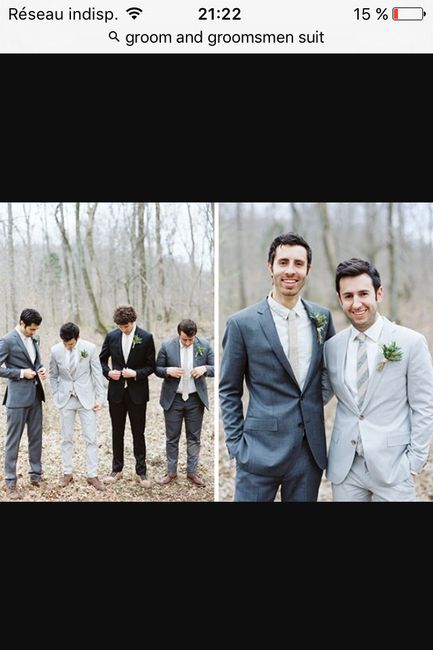 Grooms and groomsmen suits - 10