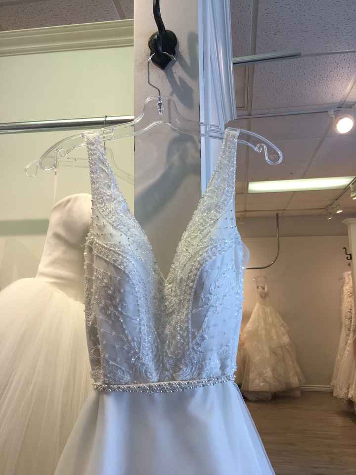 What do you love most about your wedding dress? - 1