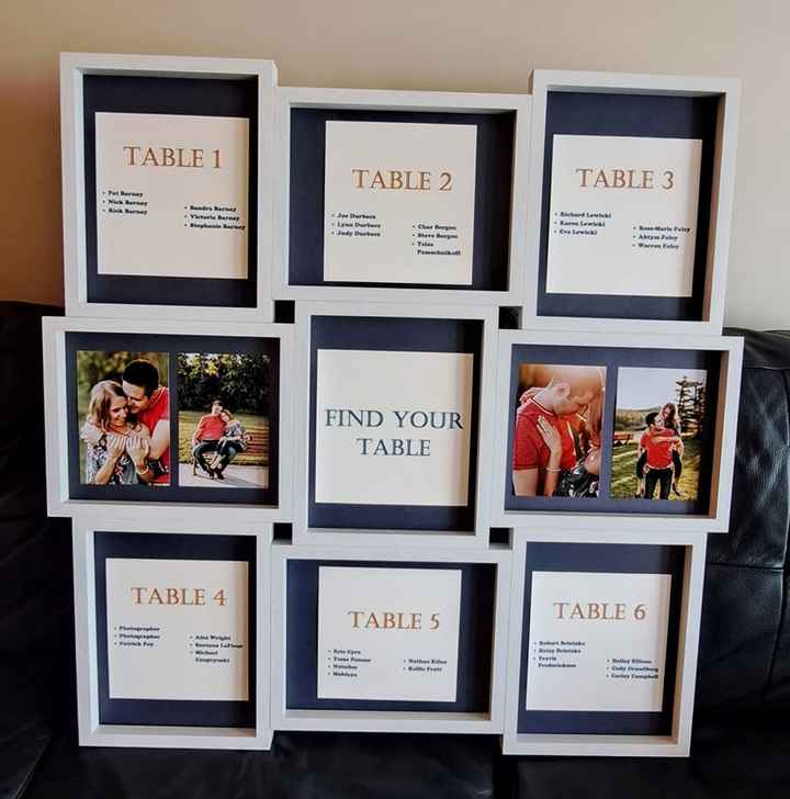 Find Your Table Chart - 1