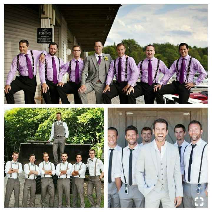 What is ok for the groomsmen to wear? - 1