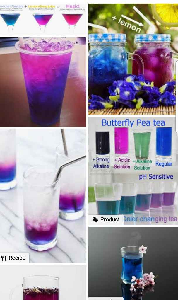  Colour changing drinks. - 1