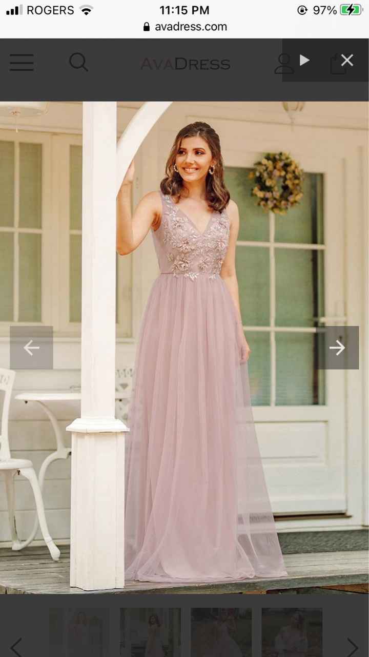 What kind of neckline should my bridesmaids dresses have if my dress is off the shoulder? - 2