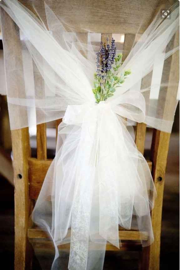 Chair tulle