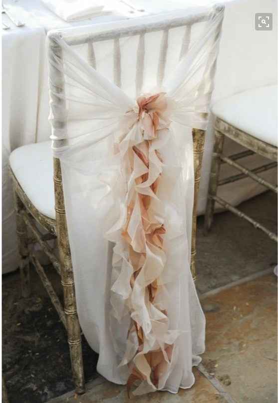 Chair tulle