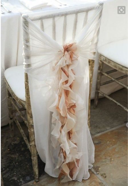 Chair tulle