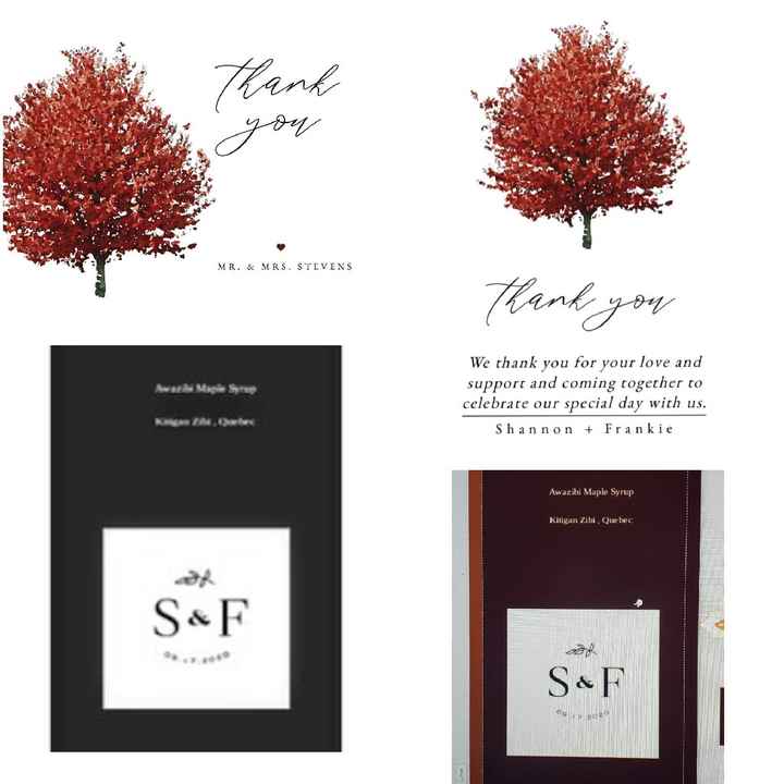 Thank you cards. - 1
