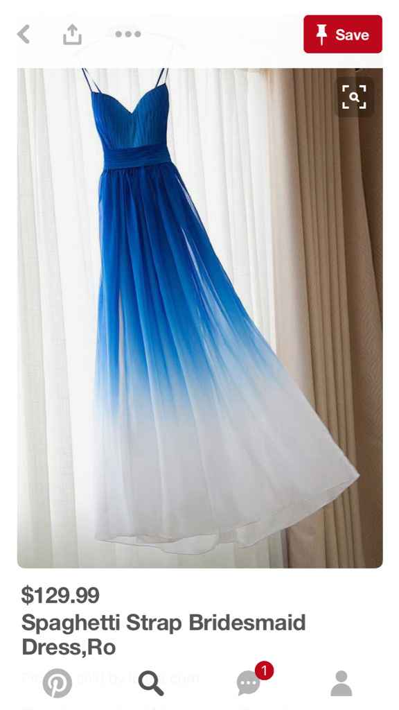 Ordering bridesmaids dresses online - 1