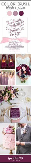 Colour Palette - Berry and Blush