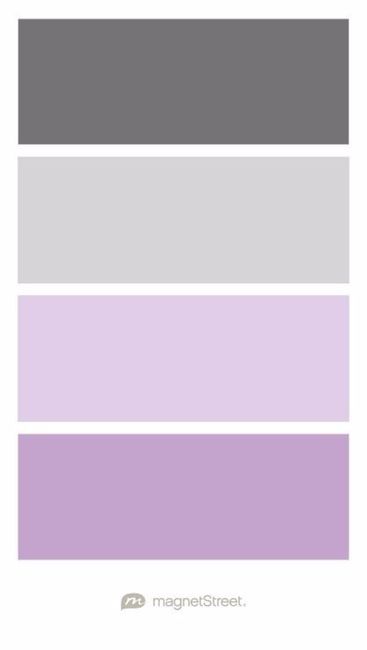 Colour Palette - Purple, Gray, Silver