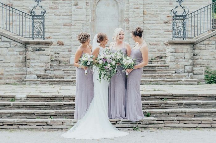 Show off your bridesmaid dresses! 1